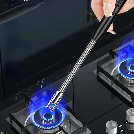 Shopeelo® USB Rechargeable Kitchen Arc Lighter | Windproof Flameless Electric Lighter